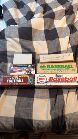 Football and baseball cards