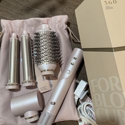 Aire 360 Ceramic Air Styler Blowout Kit in Satin Blush T3