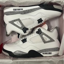 Jordan 4 White Cement 8, 9.5-13 DS
