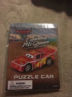 Lightning McQueen puzzle car (cars 3)
