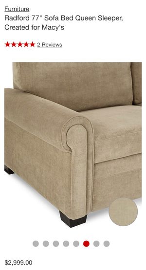 Radford 77 Sofa Bed Queen Memory Foam Sleeper Created For Macy S Sofa Bed Queen Memory Foam Sleeper
