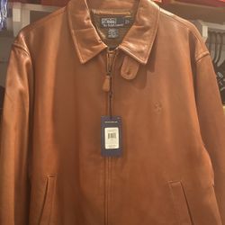 Genuine Leather Ralph Lauren Coat
