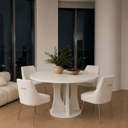 Dining table set of 5