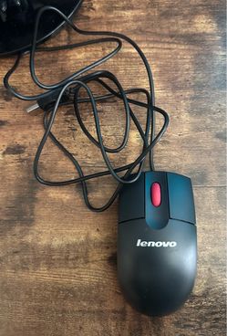 Wired Lenovo Optical Mouse Retro