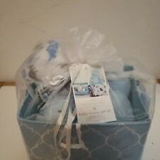 Manhattan Kids baby Nursery Gift Set Blanket 30"×40" Diaper Caddy 10"×6"×8"