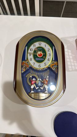 Seiko Sport Football Game room wall clock musical