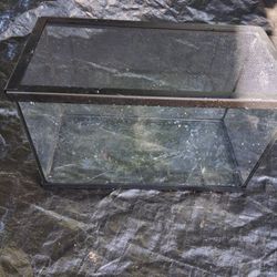 Glass Aquarium With Lid 20 x 10 x 12