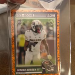 2025 Panini Score - A- Treat Luther Burden III Rookie Card