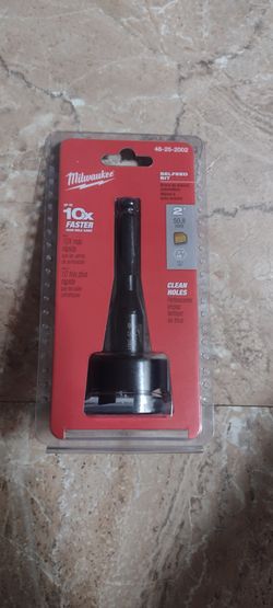 Milwaukee 2"  selfeed bit 10× faster clean holes new one 