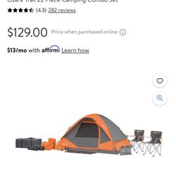 Brand New 22 Piece Camping Set 