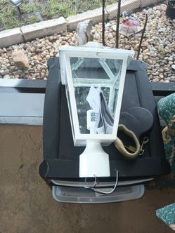 Mobil home lamp for driveway