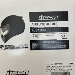 “Brand New” Icon Airflite Motorcycle Helmet 2xl