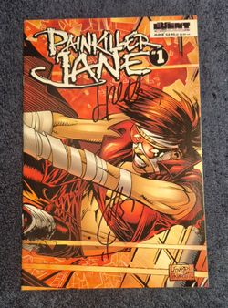 PAINKILLER JANE # 1 SIGNED x2 QUESADA PALMIOTTI 1997 NM LEONARDI CVR EVENT