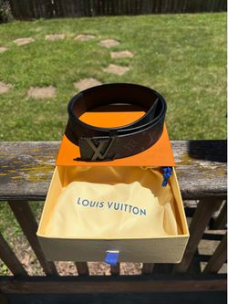 Louis Vuitton Initiales Matte Black Belt