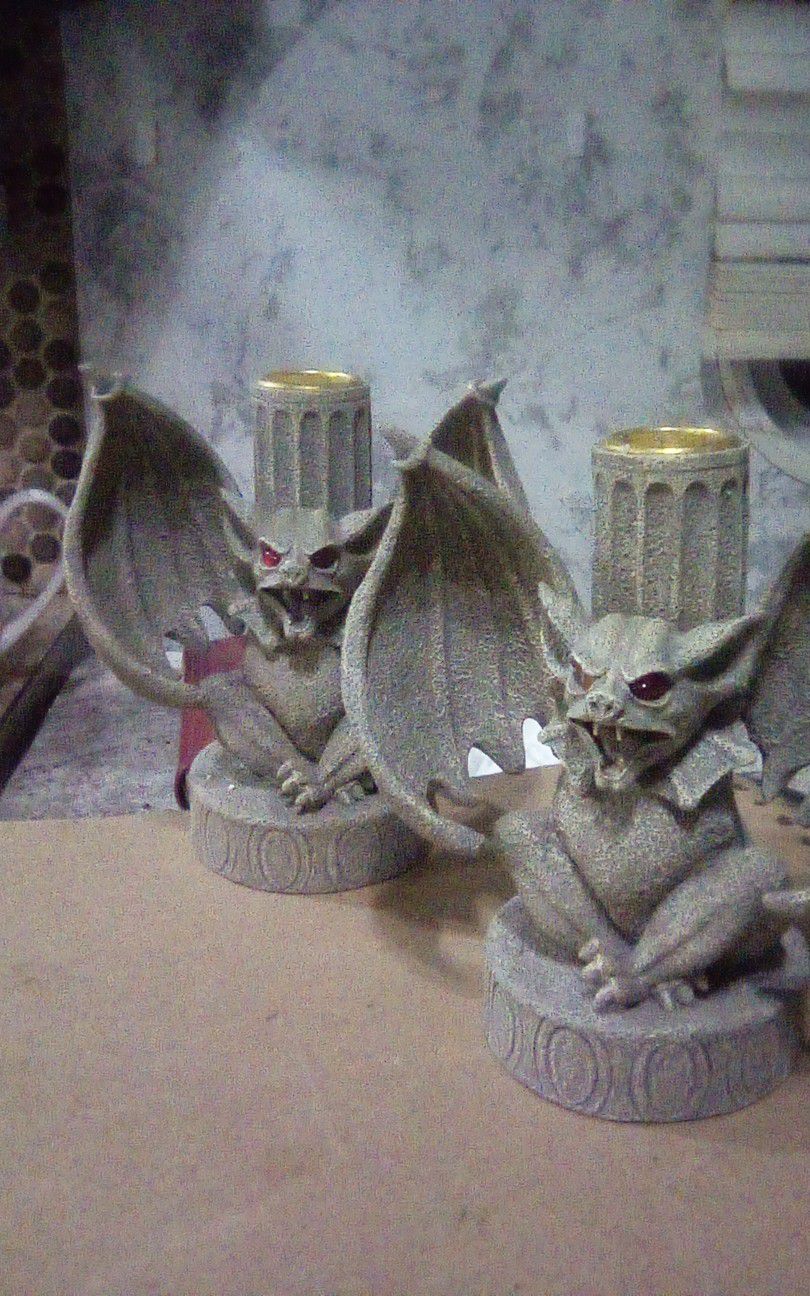 Candle Holders/Gothic Stuff To Enhance The Chance Of Finding Myself 