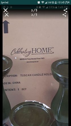 Candle holders