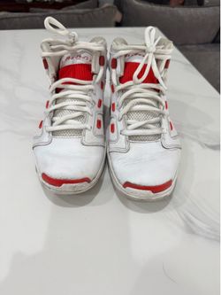 Nike Air Jordan Chicago Red & White High-top Basketball Shoes Youth Size 7