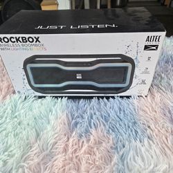 Brand New Altec Lansing RockBox- Waterproof, Wireless, Bluetooth Speaker