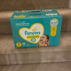 Size 1 Pampers - Unopened 96 Pack