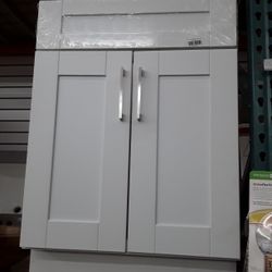 24 Inches  White Bathroom vanity 