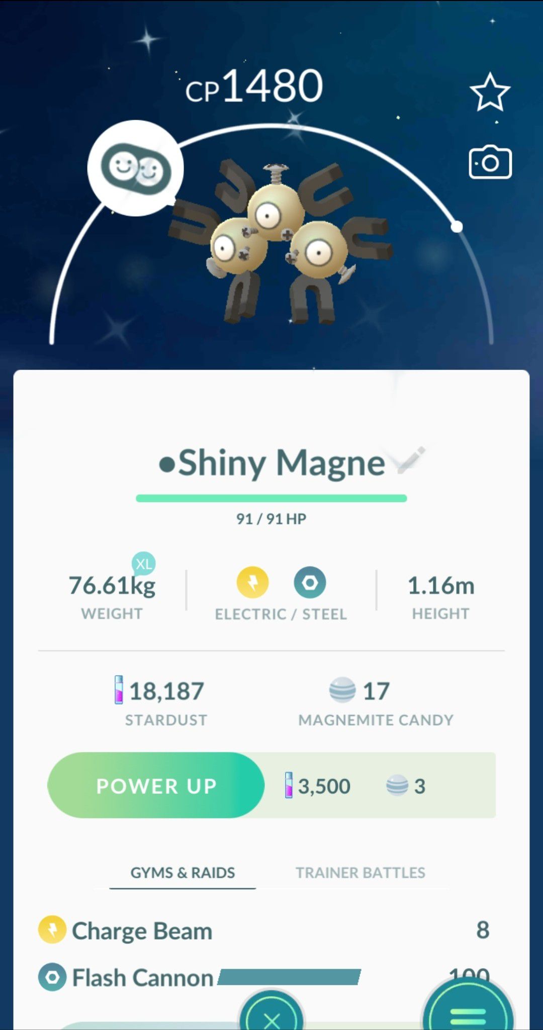 Extremely rare SHINY PARTY HAT Raichu x4 (46 total shinies) level 31 Mystic  Account for Sale in Orlando, FL - OfferUp