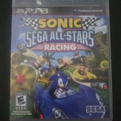 PS3 Sonic Racing All Stars for Playstation 3