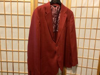 Red Nautica Men’s Modern Fit Sports Jacket Size 48r Like New