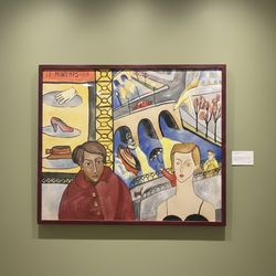 Valerie Mejer Signed Original Watercolor Painting “Le Printemps, Paris” | Large 40" x 47.75"