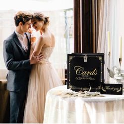 Acrylic Wedding Card Box & Guest Book