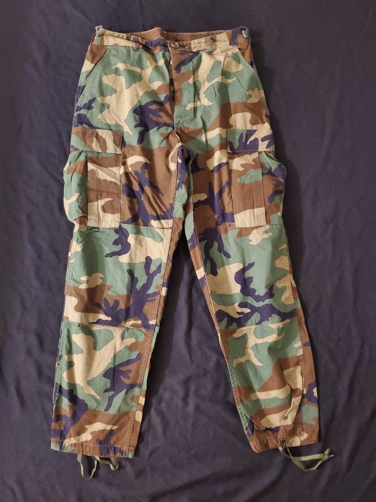 Military Classic Camo Cargo Pants 