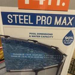Brand New Pool 14ft Bestway Steel Frame 