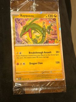 Rayquaza pokeman card