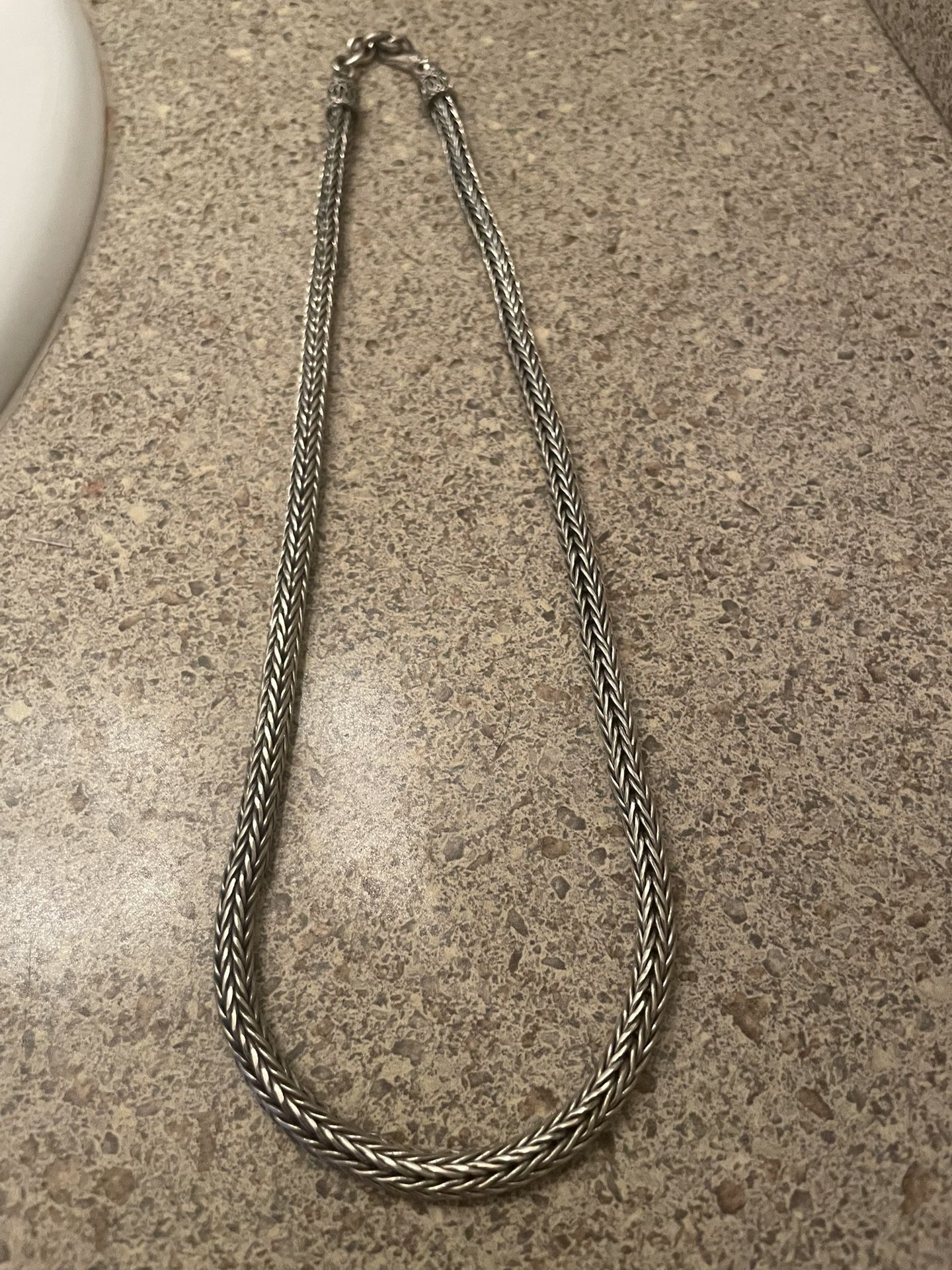 Sterling Silver Wheat Chain 22”