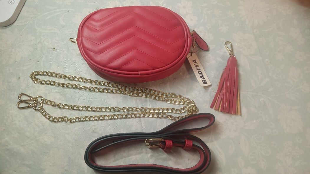 Red Waist/Shoulder Bag NEW $5