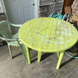 Patio Table And Chair