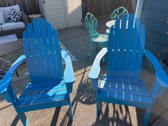 Set of Adirondack chairs