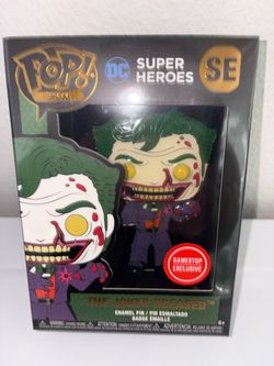 The Joker Deceased Exclusive 4” enameled Pop Pin