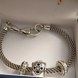 Brighton Beverly Glam silver-plated mesh Bracelet 