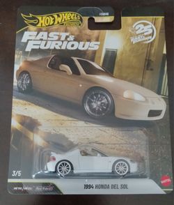 Hot Wheels Fast And Furious Honda Del Sol