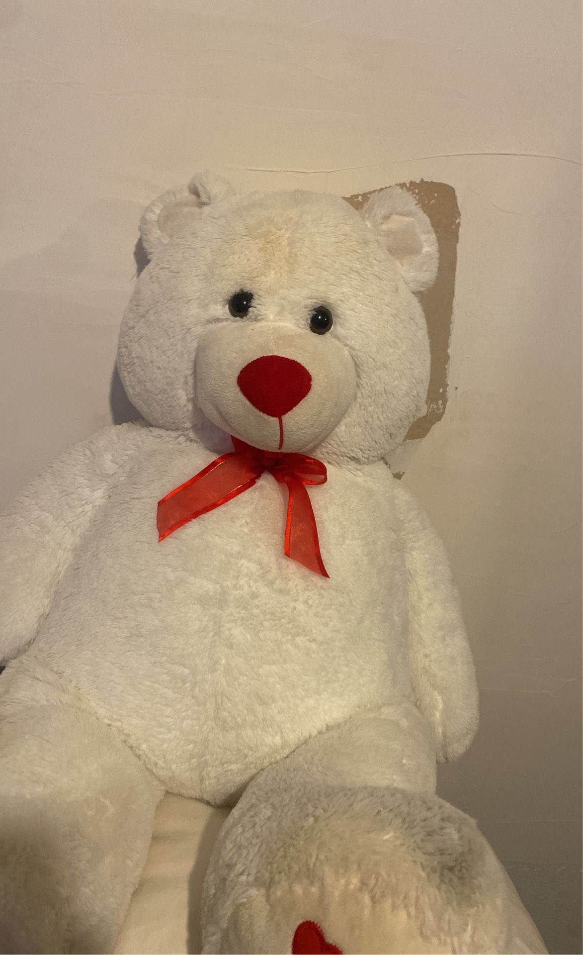 Giant White Teddy Bear