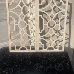 Pair of Wooden Cutouts