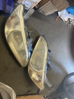 Pair headlights 2002-2005 Honda Civic 2 doors