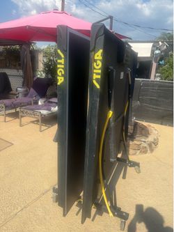 Stiga Synergy indoor ping pong table.