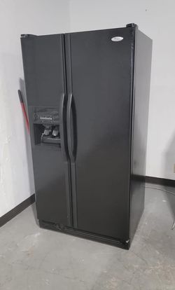 Whirlpool Side-by-Side Black Fridge
