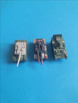 Micro Machines / Kenner, Mega Force Battle Tanks KPT89, Metal / Diecast Lot - 3