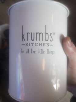 Krumbs Kitchen canister