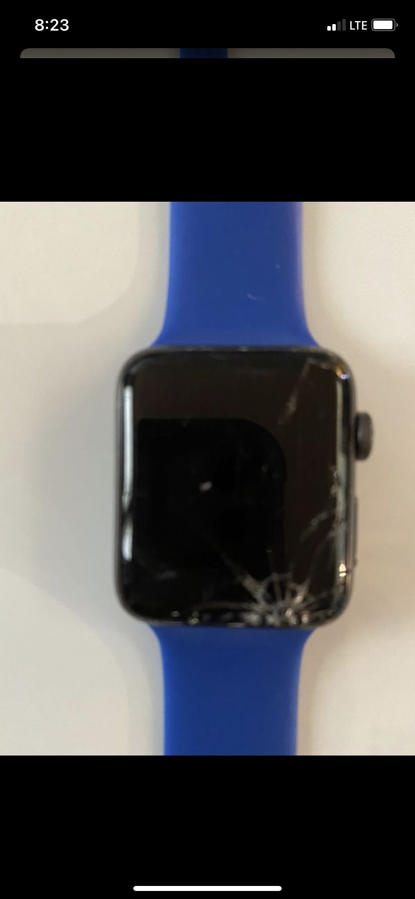 Apple Watch series 2 with broken screen