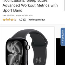 Apple Watch Series 11 - 42mm Jet Black