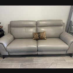 Leather Reclining  Sofa 