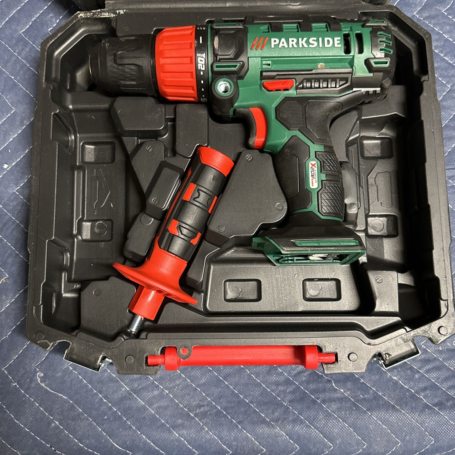 2 Speed Cordless Hammer Drill Driver Parkside No Battery New